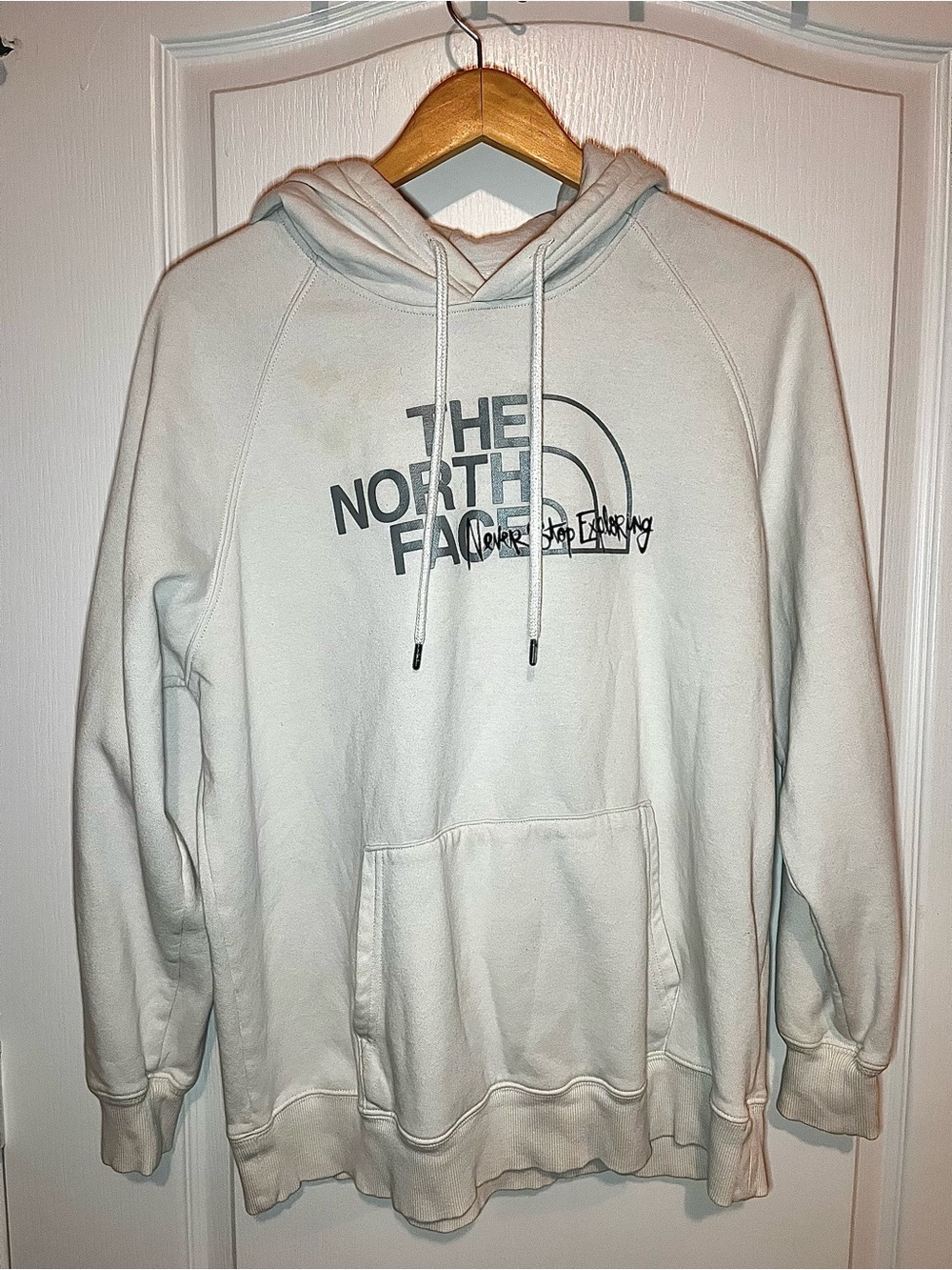 The North Face Men's White Pullover Hoodie